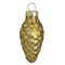 Whitehurst 56ct Gold Matte Finish Glass Christmas Pinecone Ornaments - 1.75" (45mm)